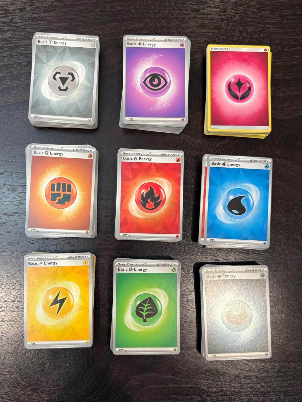 Pokémon TCG 850+ Energy Card Bulk Lot | All Types | Multiple Sets